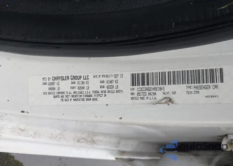2013 Dodge Avenger Se from USA, damaged, VIN 1C3CDZAB2DN563845
